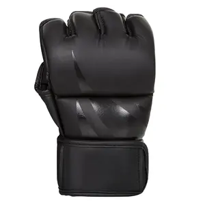 Hochwertige Großhandel Custom Logo Boxen MMA Half Finger Glovees/Neuankömmling Bestseller MMA Glovees