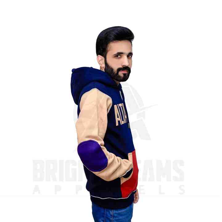 Men's Sports Sweatshirts and Hoodies 400g Cotton Padded Sweater Comfortable and Soft Hood