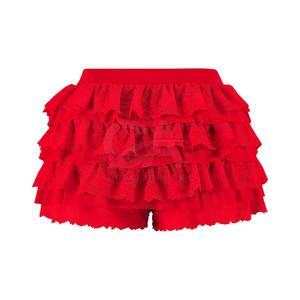 กางเกงขาสั้นมีระบายสำหรับผู้หญิงกางเกงขาสั้นมีระบายสำหรับผู้ใหญ่ไซส์ดีที่สุด - Product Image 2