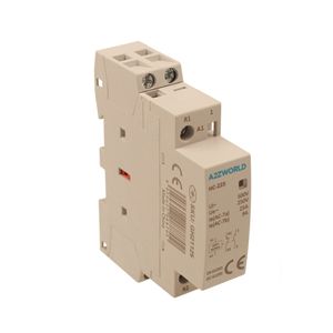 AC contattore modulare 2P 1M 1NO + 1NC 25A AC 230V IP20 IEC61095/HC-225 IEC60947-4-1 - Product Image 1