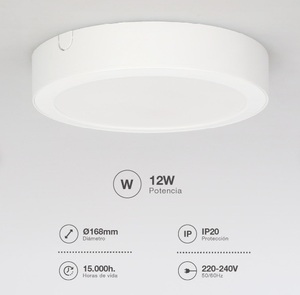 Bogur 12W 4000K Faretto LED rotondo bianco da incasso (GSC 201005048) - Product Image 3