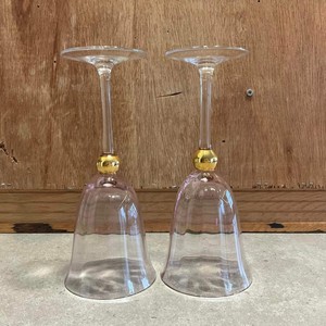 2 Royal Albert Old Country Roses Formal Pink Lavender Wine Goblets Gold Ball Stemware <b>Glasses</b> - Product Image 5