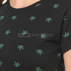 Camiseta de algodón para mujer, de manga corta, holgada, transpirable, cómoda, suave, informal, sencilla, básica, lisa, para uso diario, de verano. - Product Image 6