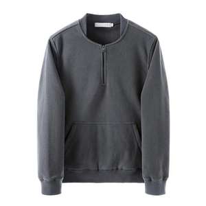 Suéter de punto verde menta para hombre, Jersey informal de algodón suave, cálido para invierno, cuello redondo, traje de moda de manga larga - Product Image 2