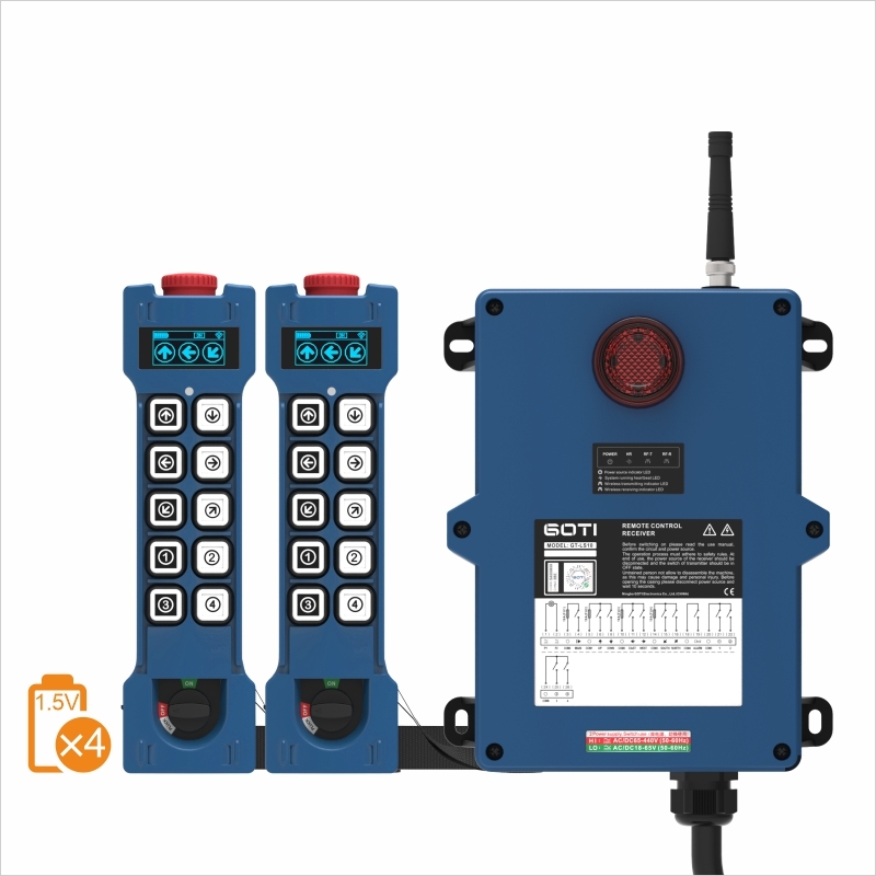 Bleu 18-65V/65-440V AC DC 2T1R (avec écran)