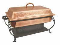 Chauffe-Plat en Cuivre Professionnel pour Traiteur, Buffet Hôtelier et Restaurant – Modèle TCACD55 de la Marque TCA – Personnalisable en Gros avec Logo – Vapeur