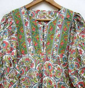 Robe d'été élégante style vintage en coton respirant, imprimé numérique, taille naturelle, détail boutonné, longueur genou, pour la plage, taille 6XL - Product Image 5