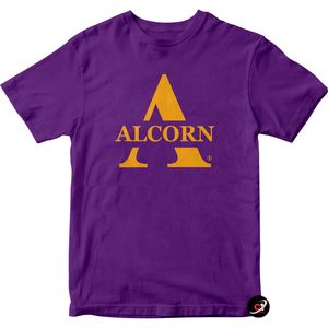 Camiseta Corta de Manga Corta, Corte Holgado y Amplio, Personalizada de la Universidad Estatal de Alcorn, 100% Algodón, Suave, Transpirable, Antiarrugas, de Secado Rápido - Product Image 6