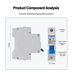 1P 2P 3P AP AC güç manuel Transfer anahtarı devre kesici MCB 50hz/60hz plastik malzeme DC <span class=keywords><strong>Mini</strong></span> devre kesici - Product Image 4