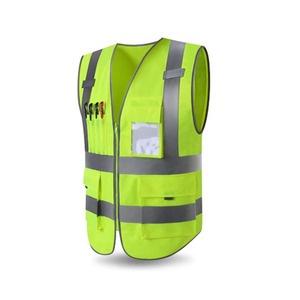 Chaleco DE SEGURIDAD reflectante de alta visibilidad, chaleco ligero de malla, Trabajador de Construcción, ropa de tráfico industrial en carretera - Product Image 3