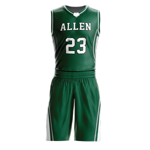 ชุดบาสเก็ตบอลฤดูร้อนโพลีเอสเตอร์ 100% คุณภาพสูง แบบสั่งทำพิเศษสำหรับกีฬากลางแจ้ง ระบายเหงื่อได้ดี ป้องกันแบคทีเรีย แบบไม่มีแขน - Product Image 1