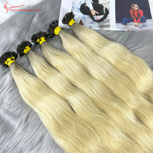Extensión de cabello de punta plana eslava para Rusia, Europa, color de cabello humano cabello vietnamita cutícula alineada proveedores de cabello virgen crudo cabello crudo - Product Image 1