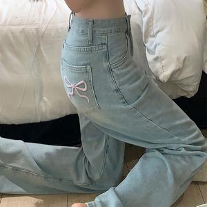 New Arrival Plus Size <b>Women</b> <b>Jeans</b> Fashionable Summer Washed <b>Elastic</b> Closure Adjustable Drawstring <b>Waist</b> Distressed Ripped Front - Product Image 3