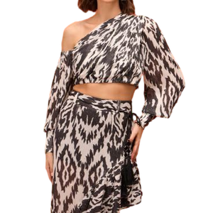 Top Asimétrico de Moda para Mujer, Prenda Versátil de Alta Demanda para un Estilo Casual de Negocios, Uso Diario Elegante y Looks de Viaje con Estilo - Product Image 2