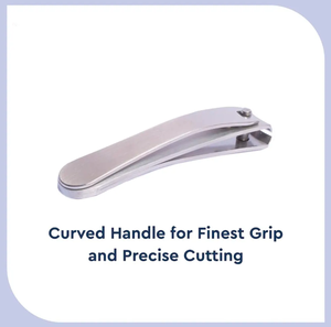 กรรไกรตัดเล็บโลหะตรงขนาดใหญ่สีเงินกรรไกรตัดเล็บล่าสุดสำหรับที่ตัดเล็บเท้าหนาโดย anaif - Product Image 3