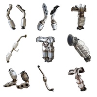 Collecteur d'échappement avec catalyseur pour Toyota Camry RAV4 Hilux Land Cruiser Corolla Prius YARIS Euro 4 5 6