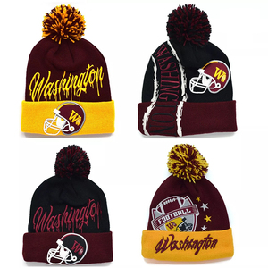 Venta al por mayor de punto de invierno Beanie Sombreros Unisex con puños sin sublimación Imprimir Beanie Skull Cap Custom Beanie Ronpex - Product Image 2