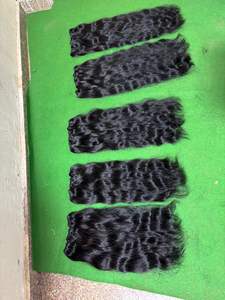 Vente chaude Couleur Naturelle Épaisse Fin Cuticule Aligné Naturel Droite En Vrac Russe 100% Vietnam Remy Extensions de Cheveux Humains - Product Image 5