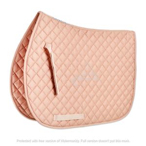 Tapis de selle de cheval noir tout usage de haute qualité Logo personnalisé Vêtements équestres durables avec doublure en polycoton et remplissage en mousse - Product Image 3