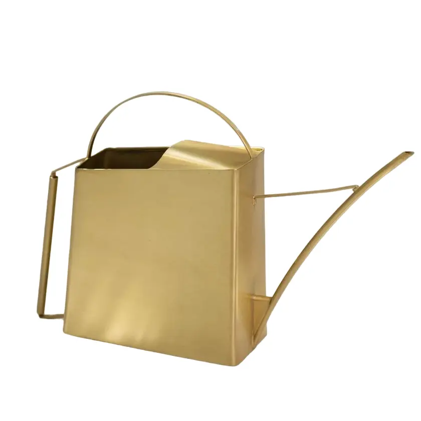 Rectangular Shape Watering Can With Sleek Vessel An Eye Catching Piece Enhance Any Type Of Home Lawn Or Garden Decor