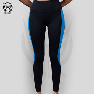 Nueva moda mallas de entrenamiento de cintura alta logotipo personalizado de alta calidad Control de barriga Yoga Push up Leggings para mujeres - Product Image 5