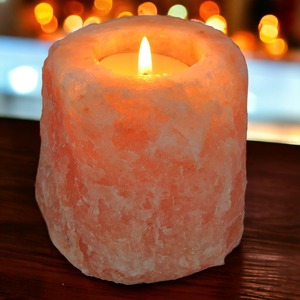 Candelabros naturales de sal de roca rosa del Himalaya pura de alta calidad superior, lámpara de estilo cuerno, fabricante de Pakistán, mayorista - Product Image 3