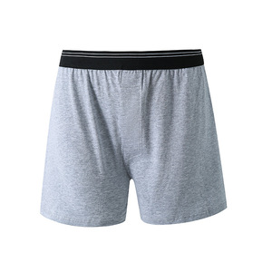 Logotipo personalizado Nuevo con estilo 95 algodón de tiro medio Tamaño completo Color liso Bragas para hombre Alta calidad Pantalones cortos largos sueltos Envío DDP - Product Image 2