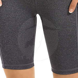 Venta al por mayor Mujeres Pantalones cortos para correr Transpirable 100% Algodón Cintura elástica Servicio OEM Alta calidad Ropa de fitness Precio de fábrica - Product Image 5