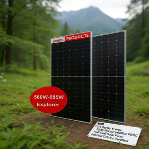 แผงโซลาร์เซลล์แบบพับได้ Topsky Energy CS7L-640TB-AG 550W Monocrystalline PERC Half Cell เกรดอุตสาหกรรม ได้รับการรับรองมาตรฐาน TUV - Product Image 3