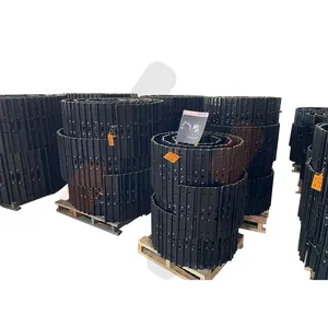 RX201 conjunto de corrente de esteira grupo de esteira para equipamentos de reposição de componentes de material rodante de miniescavadeira Kubota