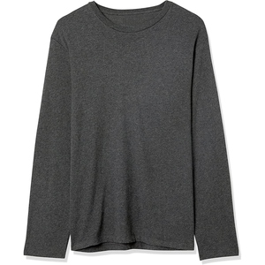 T-shirts pour hommes en coton doux écologique, à manches longues, avec logo personnalisé, streetwear, impression sérigraphique - Product Image 3