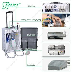 Unit Gigi Portabel Tipe Koper dengan Mesin Hisap, Set Lengkap, Mesin Rontgen, Unit Gigi Portabel Elektrik Mobile - Product Image 3