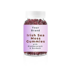 Exportateur mondial vendant largement des suppléments de santé de mousse de mer d'Irlande de qualité supérieure bonbons gommeux avec bladderwrack de bardane - Product Image 1