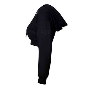 Uso al aire libre superventas mujeres Crop Top sudaderas con capucha ropa de moda mujeres duraderas Crop Top sudaderas con capucha - Product Image 2