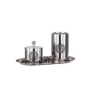 Quemador de Incienso de Metal de Latón de Lujo con Recubrimiento Plateado, Fragancia de Sándalo Perfumado para Ambientador, Maceta Decorativa - Product Image 4