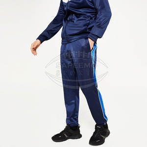 ชุดกีฬาฤดูหนาวสำหรับผู้ชาย คุณภาพพรีเมียม แห้งเร็ว ระบายอากาศได้ดี แบบเรียบ/ลายพิมพ์ น้ำหนักเบา ชุดฝึกซ้อม 100% โพลีเอสเตอร์ - Product Image 5