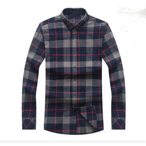 Custom Made Plus Size <b>Men</b> <b>Flannel</b> <b>Shirt</b> Long Sleeve Casual Knitted Street Wear High Quality Popular Design on Sale - Product Image 1