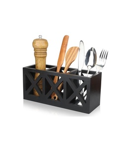 Support de rangement de couverts de cuisine design antique porte-couverts en bois de haute qualité pour support de rangement de couverts de vaisselle - Product Image 4