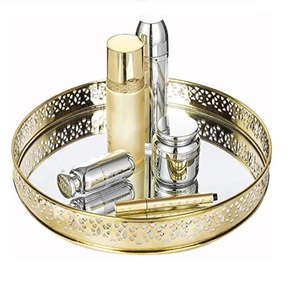 Servir des plats délicieux et des desserts dans les hôtels restaurants plateau de serveur plateaux de service en bois fini imprimé émaillé - Product Image 3