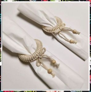 Cane Napkin <b>Holder</b> for Gift Purpose <b>Hand</b> Made Handicraft Newly Design Rattan Napkin <b>Rings</b> Customize Packing - Product Image 6