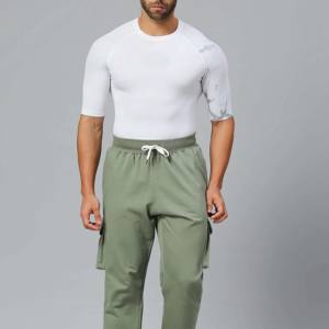 Camiseta Deportiva de Alta Calidad para Hombre, Transpirable, de Secado Rápido, para Gimnasio, Corte Regular, 100% Algodón Tejido - Product Image 6