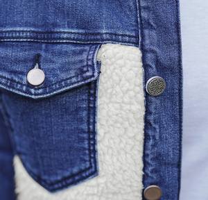 Veste en jean vintage haute légèreté pour homme, respirante, confortable, logo personnalisé, simple boutonnage, prix compétitif pour le printemps - Product Image 5