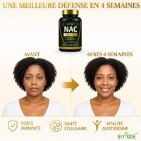 BIYODE Très Populaire NAC N-Acétyl L-Cystéine Gélules Complément Bien-être En Stock Faible MOQ Vente en Gros Direct Usine