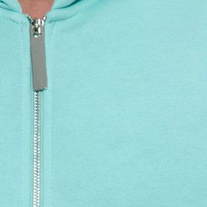 Sweat à capuche zippé oversize épais en molleton de coton, coupe décontractée, style mode et décontracté - Product Image 5