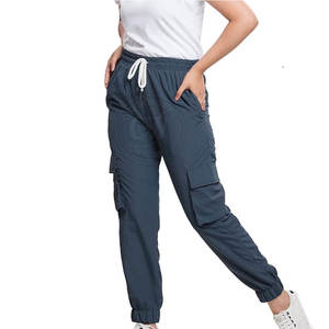 Pantalon femme en toile, style unique, taille mi-haute, séchage rapide, léger, décontracté, prix de gros - Product Image 5