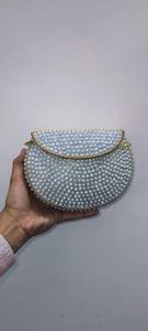 กระเป๋าคลัทช์ประดับด้วยลูกปัดโลหะโมเสกหรูหราศิลปะคลาสสิกหรูหรางานแฮนด์เมดหินฝังออกแบบไม่ซ้ำใครกระเป๋าแฟชั่นยามเย็น - Product Image 2