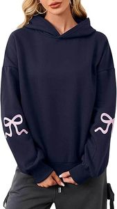 Sweat à capuche uni avec nœud rose, vêtements vierges, polaire douce, taille unisexe, commandes en gros, marque privée, expédition mondiale rapide - Product Image 2