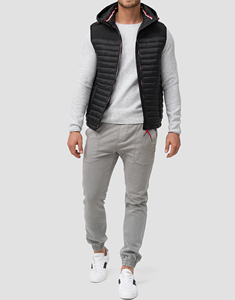Veste matelassée de luxe douce et confortable, fermeture éclair, imperméable, coupe-vent, épaisse, en softshell - Product Image 1