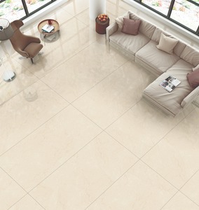 Baldosa de Porcelana Moderna Nirvana Ivory para Piso y Pared, Acabado Mate, Formato Grande de 60x120cm, Resistente al Agua, Antideslizante, para Interiores - Product Image 1