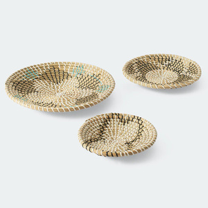 Panier décoratif en jonc de mer tressé pour la maison, prix bas, vente en gros, art mural suspendu en jonc de mer - Product Image 6